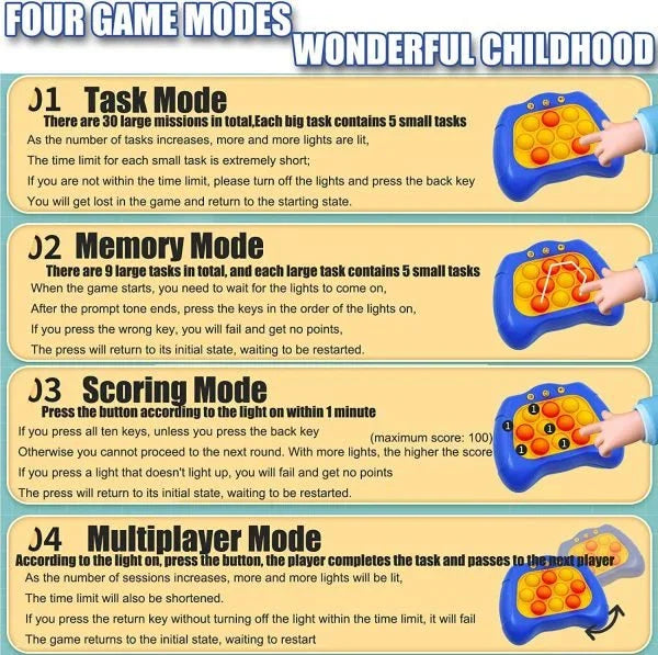 New Pop Push Bubble Childrens Puzzle Games - S-PRIMEMART