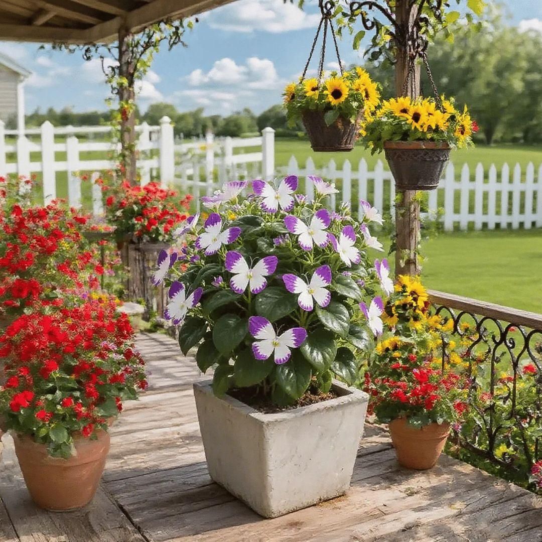 🌸 Moonlight Butterfly Rare Two-Tone Flower Seeds 🦋