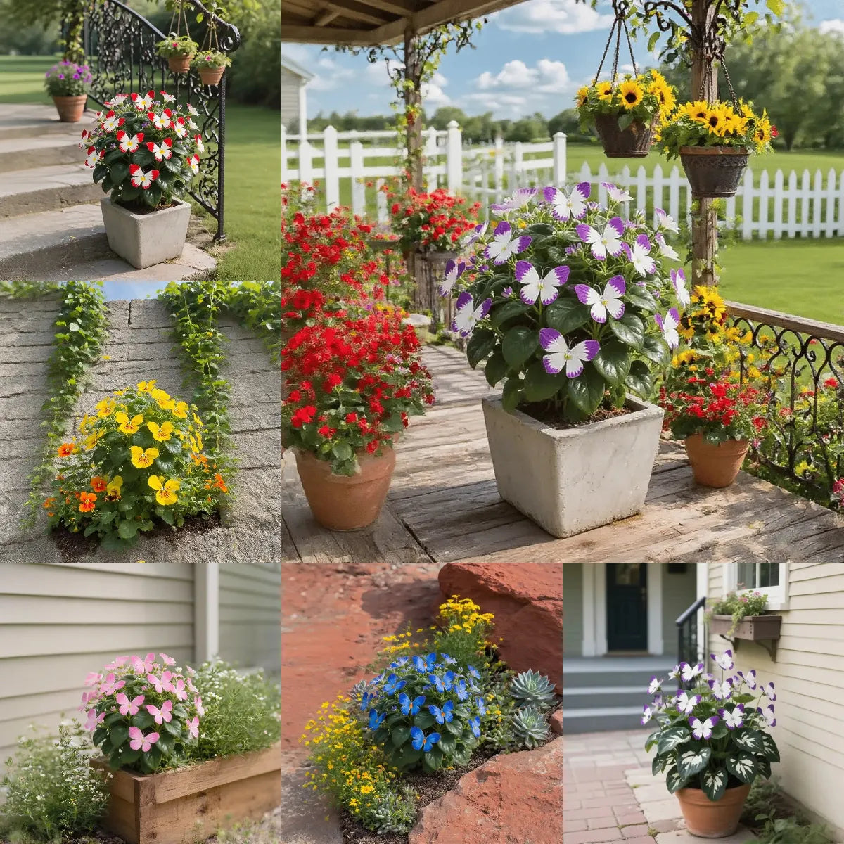 🌸 Moonlight Butterfly Rare Two-Tone Flower Seeds 🦋