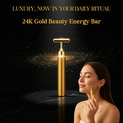 24K Gold Electric Bar Massage [6000 vibrations] - S-PRIMEMART