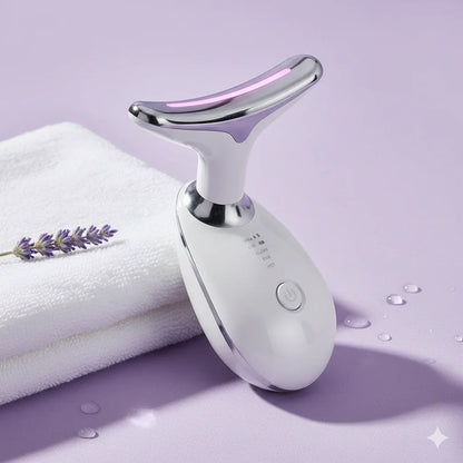 Neck & Face Skin Tightening Device – 7-in-1 LED Therapy - S-PRIMEMART