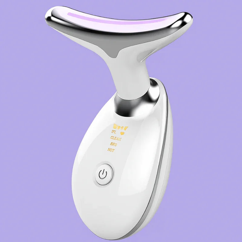 Neck & Face Skin Tightening Device – 7-in-1 LED Therapy - S-PRIMEMART