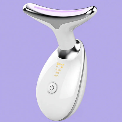 Neck & Face Skin Tightening Device – 7-in-1 LED Therapy - S-PRIMEMART