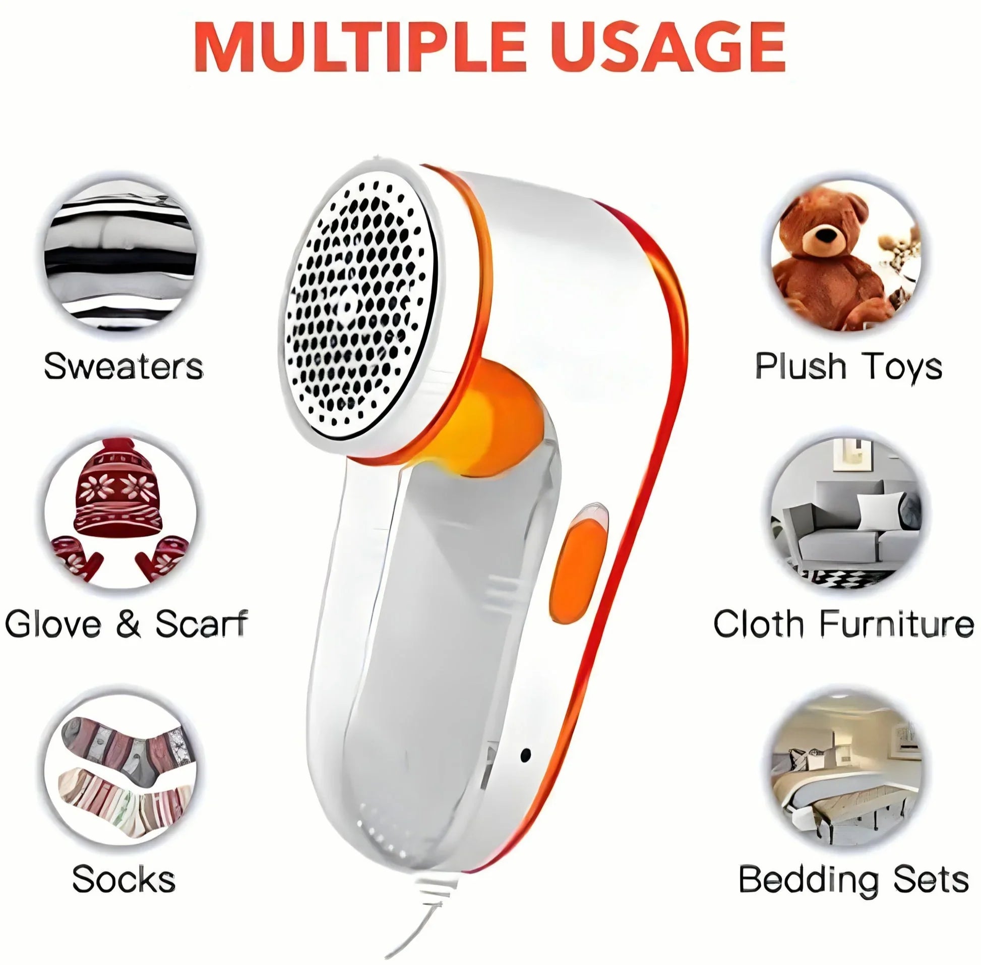 Electric Lint Remover ⚡ Make Your Clothes Look New 👕 FOR PET HAIR ALSO - S-PRIMEMART