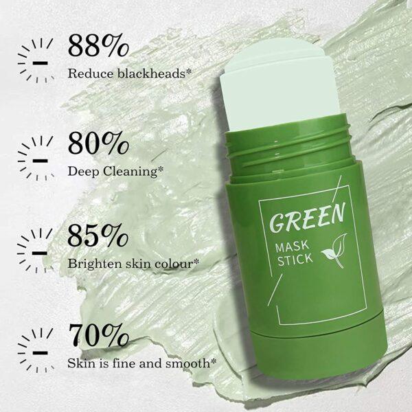 Green Tea Cleansing Mask Purifying Clay Stick - S-PRIMEMART